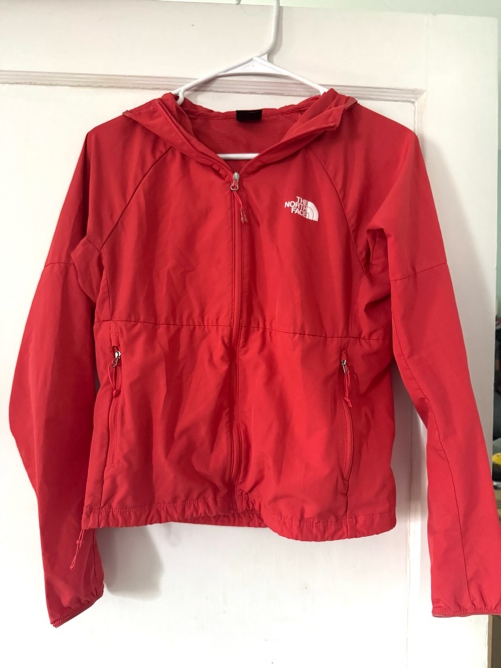 The North Face Red Lightweight Hooded Jacket